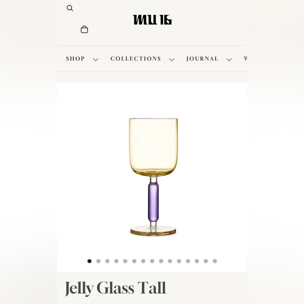 Jelly Collection Glass by Mu 16